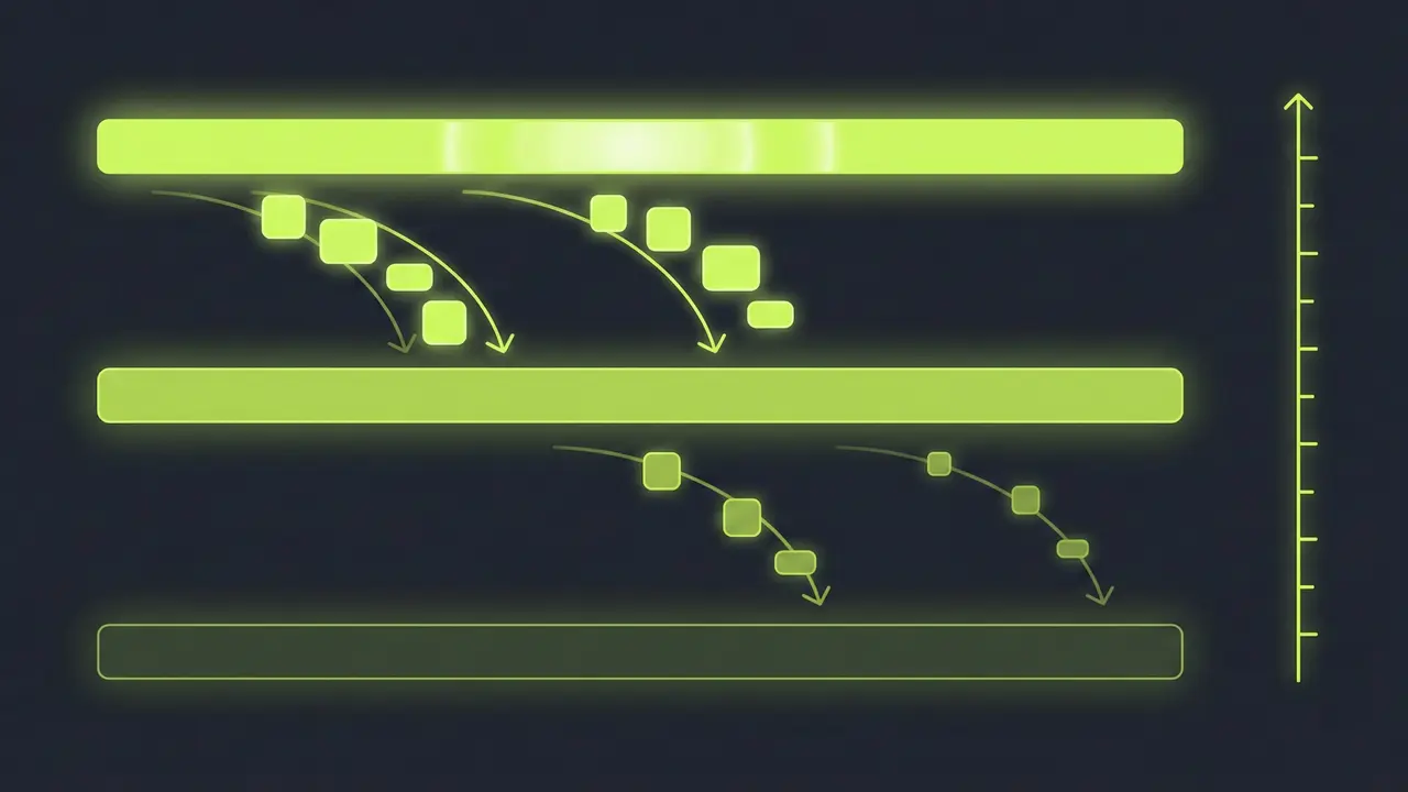 Automatic Multi-Tier Storage — data flows from hot to warm to cold tiers